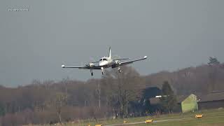 Piper PA31T2 Cheyenne II XL PHSVY Teuge Airport 14 Feb 2023 [upl. by Zechariah]