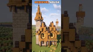 Minecraft How To Build a Medieval Starter House 🏠 [upl. by Assiralk]