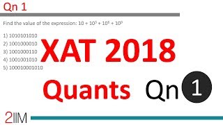 XAT Preparation  Quantitative Aptitude 01 [upl. by Swane]