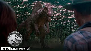 Jurassic Park 3  A Perseguição do Espinossauro em 4K HDR [upl. by Adnahcir]