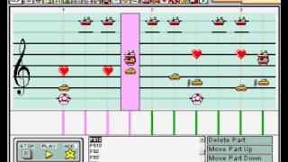 Fireman Sam theme on Mario Paint Composer [upl. by Marvel]