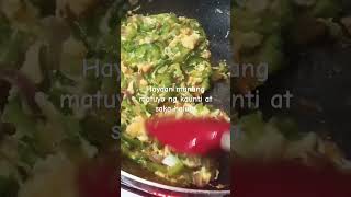 Ginisang Ampalaya food cooking egg cookingrecipenocopyrightmusic ulam pinoyfood [upl. by Egief761]