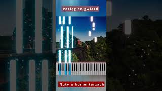 Skaner  Pociąg do gwiazd 🎹 Piano Tutorial 🔥 Nuty shorts [upl. by Harrie]