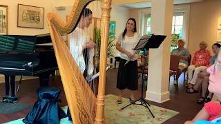 Sweet Molly’s Lament by Jennifer Grady  Harpist Anna Maria Mendieta amp Flutist Jessica HullDambaugh [upl. by Gobert710]