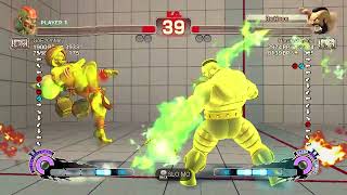 USF4 Dhalsim vs Zangief HarukazeNinja [upl. by Hyatt]