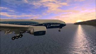 777 landing at LPMA Madeira [upl. by Yelnoc]