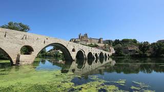 Walking around the city of Béziers in the south of France [upl. by Petronella844]