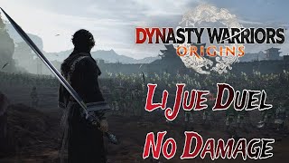 DYNASTY WARRIORS ORIGINS DEMOLi Jue DuelNo Damage [upl. by Elrem]