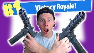 SMG ONLY CHALLENGE VICTORY Fortnite Battle Royale [upl. by Yhtamit]