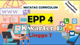 EPP Q1 Week 7 MATATAG PowerPoint Presentation matatagcurriculum matatag grade4 [upl. by Aynuat]