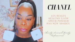 CHANEL LES BEIGES GLOW SHEER POWDER [upl. by Nrevel897]