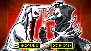 SCP096 Shy Guy vs SCP049 Plague Doctor SCP Animation [upl. by Derrick]