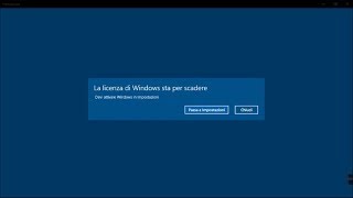 La licenza di Windows sta per scadere  Soluzione [upl. by Ahtnahc]