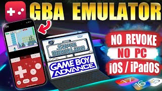 GBA Emulator iOS Download  No Revokes No Jailbreak No PC [upl. by Akvir]