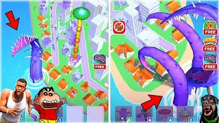 Growing the BIGGEST TENTACLE to DESTROYING whole CITY in MERGE MONSTER CITY  DREAM SQUAD OP [upl. by Clein289]