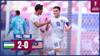 Full Match  AFC U23 Asian Cup Qatar 2024™  Group D  Uzbekistan vs Malaysia [upl. by Navar]