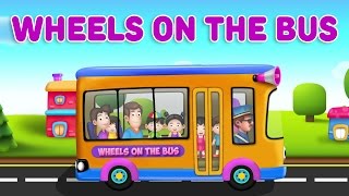 Wheels On The Bus  Popular Nursery Rhymes Collection for Children [upl. by Torrlow196]