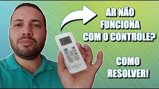 AR NÃO LIGA NO CONTROLE DICA SIMPLES PARA RESOLVER [upl. by Ybroc]