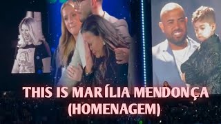 This Is Marília Mendonça  Homenagem com a mãe filho e família da cantora da rainha da sofrência 👑 [upl. by Nelad]