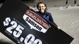 Lena Miculek Afentul wins the 2014 3GunNation SHOT show shootoff [upl. by Aeneas]