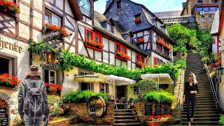 EGUISHEIM  DECLARED THE MOST BEAUTIFUL VILLAGE IN FRANCE  A PLACE WITH IMPRESSIVE ARCHITECTURE [upl. by Gefell]