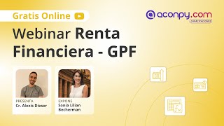 Webinar Renta Financiera [upl. by Nahtanaj56]