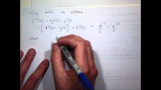 Laplace transforms amp differential equations [upl. by Llevrac132]