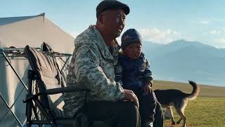 Nomadic Life in a Yurt on Suusamyr Valley Kyrgyzstan Documentary [upl. by Ahsimot]