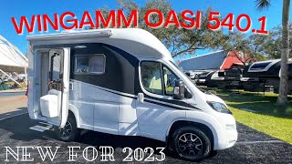 17’ Micro Class B RV WalkThrough  2023 Wingamm Oasi 5401 Luxury Promaster Camper Van [upl. by Nasia]