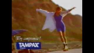 UK Tampax Advert  New Tampax Compak 1994 [upl. by Neala]