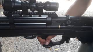 rifle pcp hatsan gladius 22 test chrony con jsb de 2539 gn [upl. by Alya]