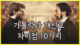 가톨릭과 개신교 차이점 10가지 [upl. by Dlopoel]