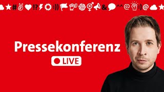 Pressekonferenz mit Kevin Kühnert CDUNominierung Ursula v d Leyen MerzBrief Wirtschaft [upl. by Anayik]