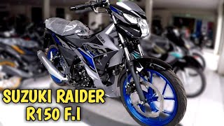 Suzuki RAIDER R150 FI Metallic Matte Fibroin Gray [upl. by Jackqueline]