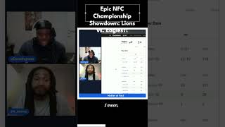 Epic NFC Championship Showdown Lions vs Eagles [upl. by Jurkoic]