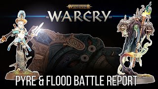 Pyre and Flood Battle Report  Ydrilan Riverblades VS Pyregheists  WARCRY [upl. by Howlend]