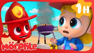 Morphles Summer Barbecue 🔥  Morphle  Fun Cartoon Videos  Kids Animation [upl. by Sarine]