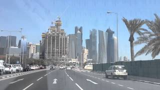 Doha Qatar West Bay CORNICHE [upl. by Atinoj989]