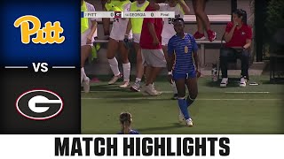 Pitt vs Georgia Match Highlights  2024 ACC Womens Soccer [upl. by Sachsse]