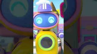 Robot mengisi bensin mobil Neo  Yes Neo 🌟 BabyBus Bahasa Indonesiababybus anakanak shorts [upl. by Alahcim]