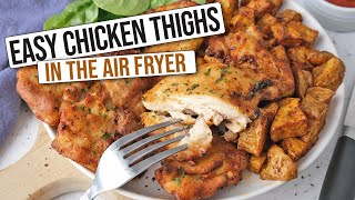 Air Fryer Chicken Thighs Quick amp Easy Recipe [upl. by Nerland173]