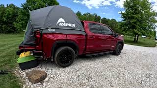 Part 1  Napier Truck tent camping  Hemmed In Hollow amp JB Trading Company Campground [upl. by Othello]