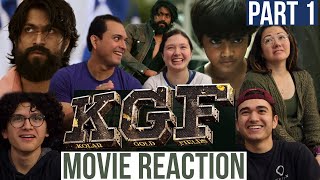 KGF CHAPTER 1 Movie Reaction  Part 1  Yash  Srinidhi Shetty  Ramachandra Raju  Fast Start [upl. by Anicart]