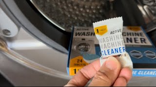 Do Washing Machine Cleaner Tablets Work Watch and See [upl. by Wylma]