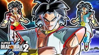 NEW WHAT IF BROLY WAS GOOD Dragon Ball Xenoverse 2 What IF Mystic Broly Gameplay ALL CUSTOM [upl. by Karlow]