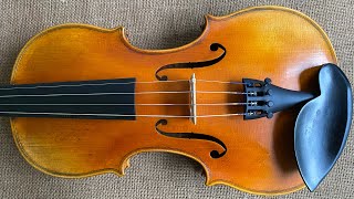 SOLD Violin 1235 Guarneri Del Gesu Smooth and Silky KILLER Tone Take a listen [upl. by Nandor]