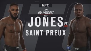 EA Sports UFC 2  Джон Джонс против Овинса СентПру [upl. by Drawe388]