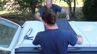 How To Install A 100W Solar Panel Kit J42671 On A VW T25 Westfalia [upl. by Lauretta517]