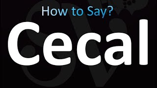 How to Pronounce Cecal correctly [upl. by Suiramaj]