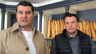 Tournage de La meilleure boulangerie de France dans la boulangerie Painprenelle [upl. by Dranreb]